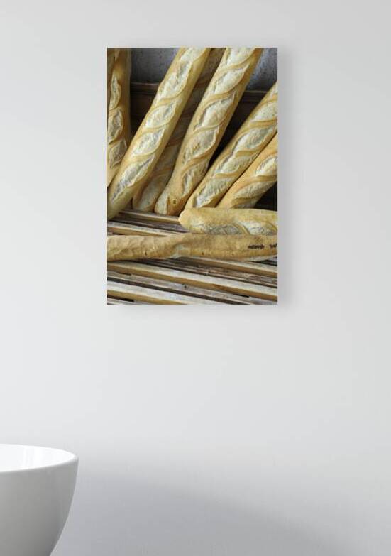 Fresh baguettes for sale by Kevin Oke