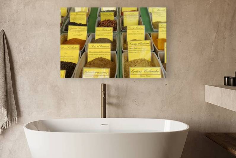 Bulk ingredients at the Lourmarin market by Kevin Oke