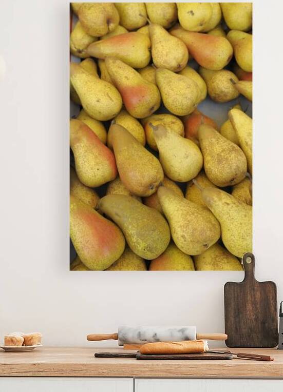 Pears at the Thursday Market - Boulevard Saint Germain - Paris by Kevin Oke