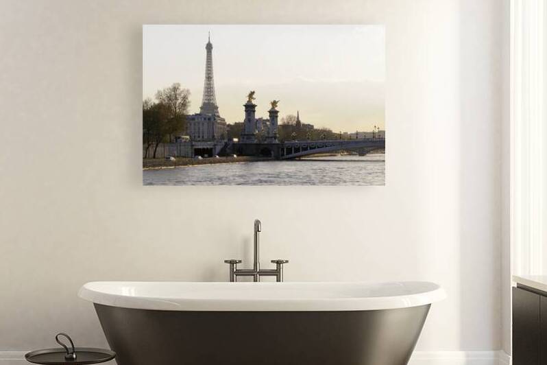 Pont Alexandre III and the Eiffel Tower from the Seine River - Paris by Kevin Oke