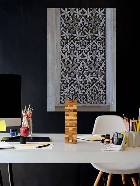 Decoracion del Patio de los Leones. The Alhambra. Granada. Andalusia. Spain by Kevin Oke