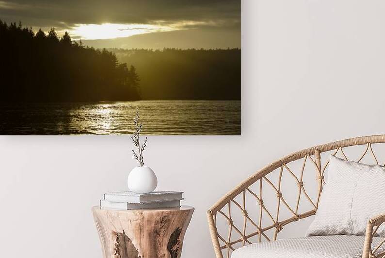 Sunset - James Island - San Juan Islands by Kevin Oke