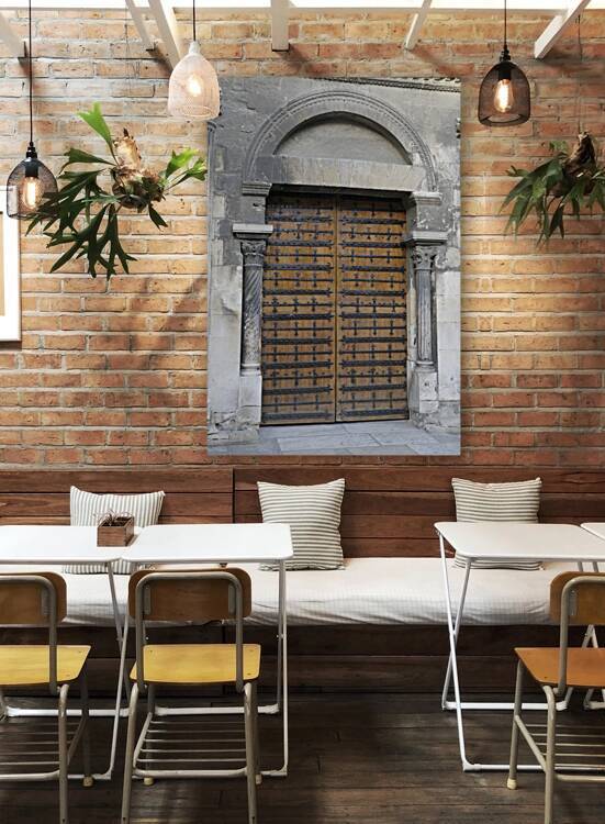 Wooden door. Cathedrale Saint-Sauveur. Aix-en-Provence. France by Kevin Oke