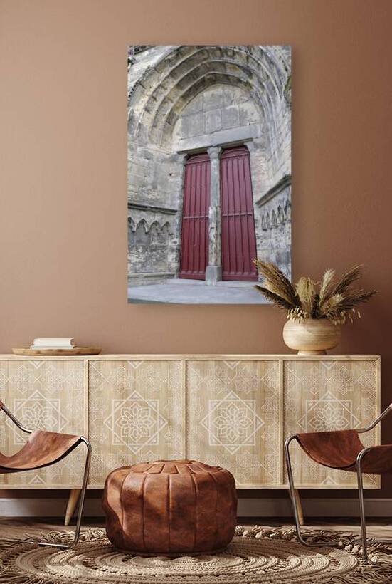 Entrance door. Cathedrale St-Cyr-Sainte Julitte. Nevers. France by Kevin Oke