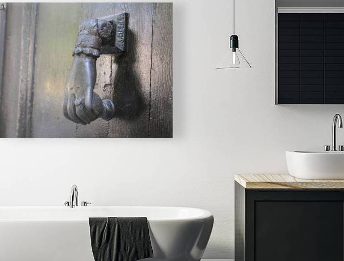 Hand door knocker. Aix-en-Provence. France by Kevin Oke