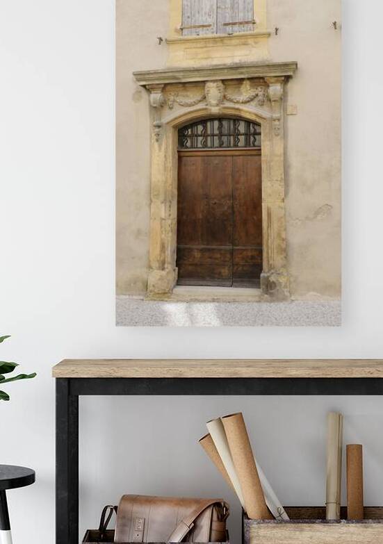 Ornate entry door. Lourmarin. France by Kevin Oke
