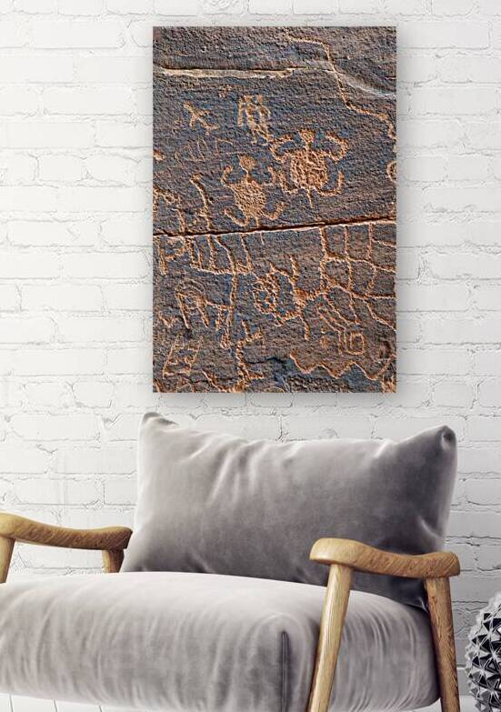 Ancient petroglyphs showcasing animal figures and geometric designs Crane Petroglyph Site Verde Valley Arizona by Kevin Oke