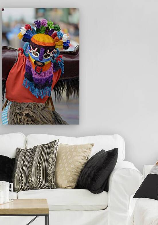 Man doing traditional dance while Quito celebrates the anniversary of its Spanish foundation Plaza de Santo Domingo Quito Ecuador by Kevin Oke