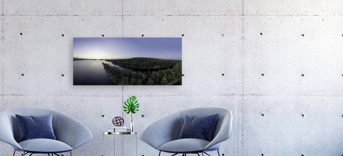 Wallace Island Panorama by Kevin Oke